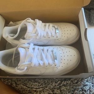 White Air Force ones